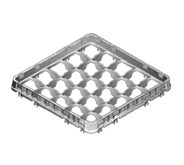 Cambro 20E2151 Half Drop Extender Full Size (20) Compartments - 12/Case