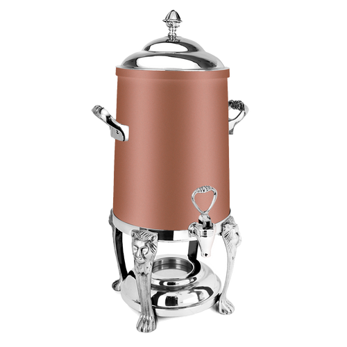 Eastern Tabletop 3203LHCP 3 Gal Copper Finish Stainless Steel Lion Head Coffee Urn