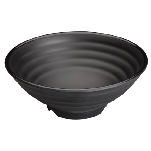 Winco WDM012-301 8" 1 qt Plastic Black Round Bowl (24 Each Per Case)