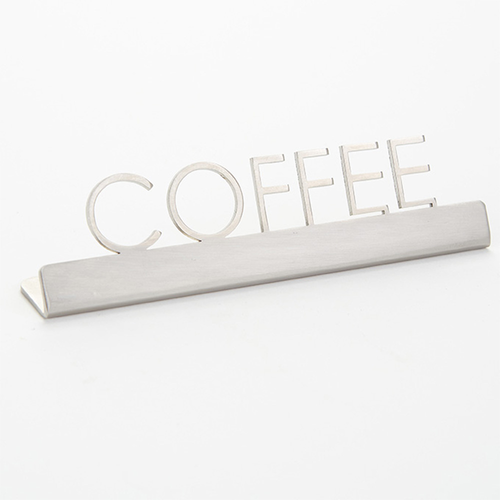 American Metalcraft SSC5 5" Stainless Steel Coffee Sign