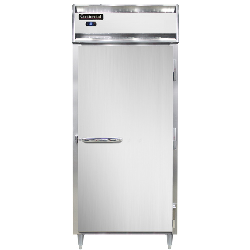 Continental Refrigerator D1RXSN 36.25" W One-Section Solid Door Reach-In Designer Line Extra-Wide Refrigerator