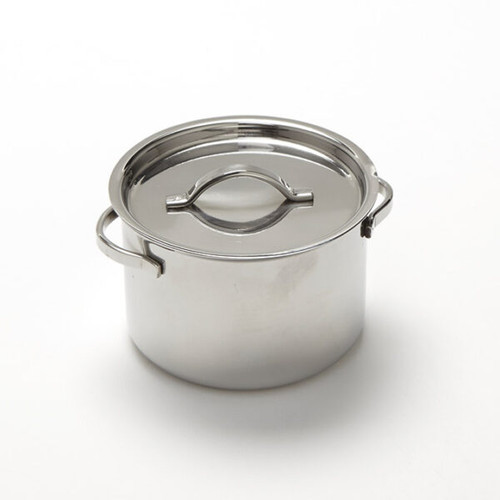 American Metalcraft MPL8 3.5 8 Oz. Stainless Steel Round Mini Pot