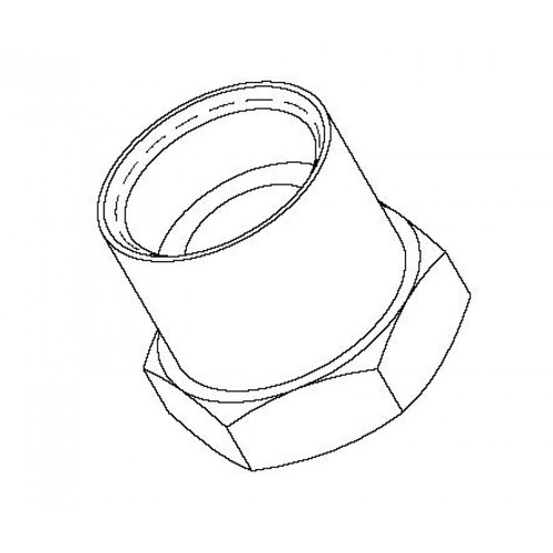 T&S Brass 016154-25 Hose Adapter 1-1/16"