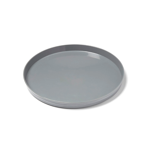 American Metalcraft BL12G 12.38" Plastic Gray Round Lid and Plate