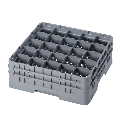Cambro 25S534151 Camrack Glass Rack With (2) Soft Gray Extenders