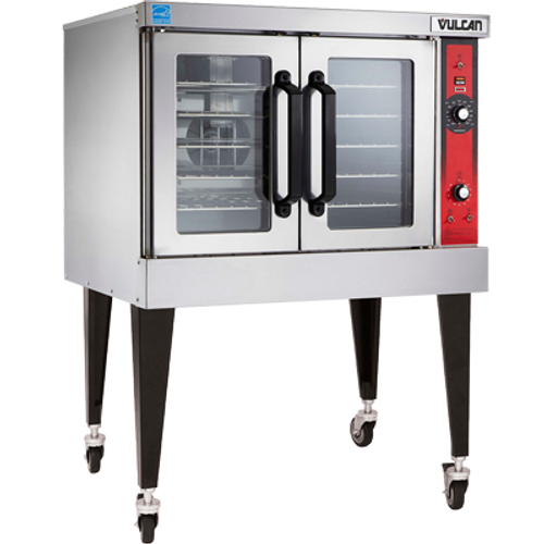 Vulcan VC6EC 40" W Stainless Steel Electric Single-Deck Convection Oven - 208 Volts