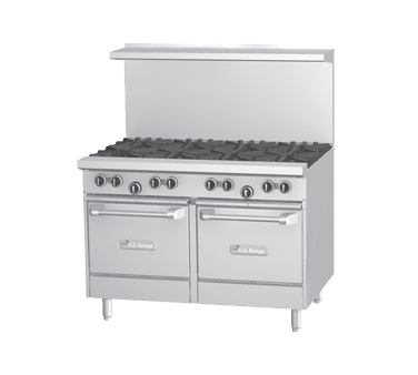 Garland U48-4G24SS 34" Gas U Series Restaurant Range - 162,000 BTU