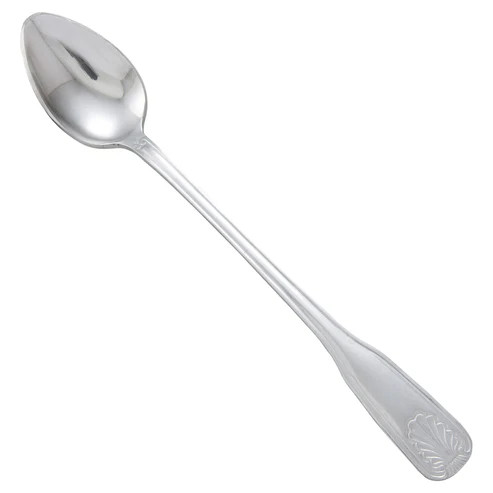 Winco 0006-02 7" 18/0 Stainless Steel Iced Tea Spoon (Contains 1 Dozen)