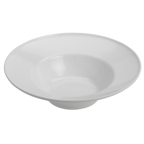 American Metalcraft MEL9 17" 270 Oz. Plastic White Round Endurance Bowl