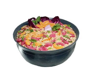 Bon Chef 9131PWHT Ceramic Pearl White Round Tulip Bowl
