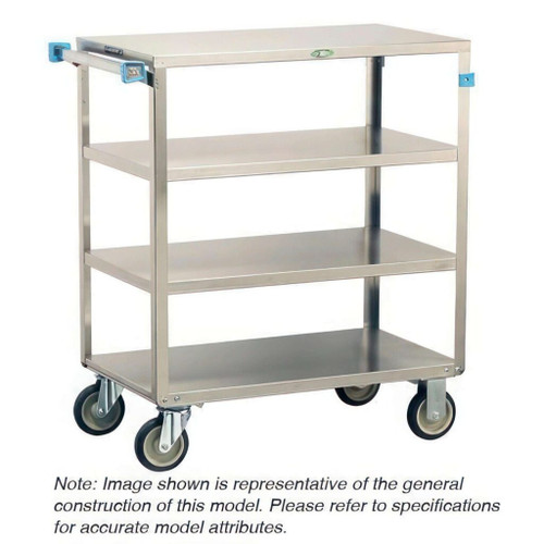 Lakeside 354 500 Lbs. Stainless Steel 4 Shelves 3 Edges Up Open Tray Truck
