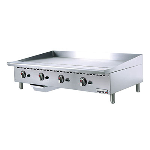 Winco NGGD-48M Gas Countertop Spectrum Griddle - 120,000 BTU