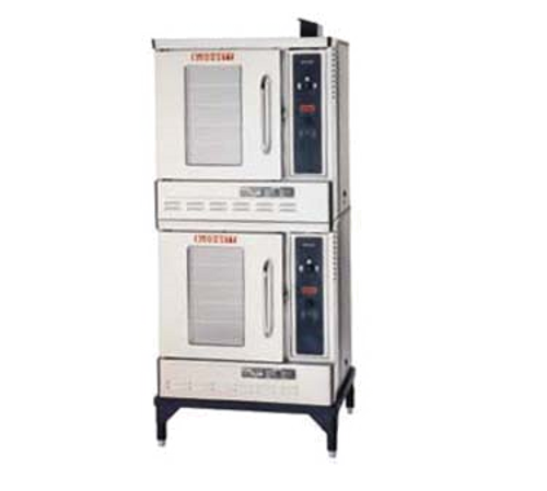 Blodgett DFG-50 DBL Liquid Propane Double-Deck Convection Oven - 27,500 BTU/Deck