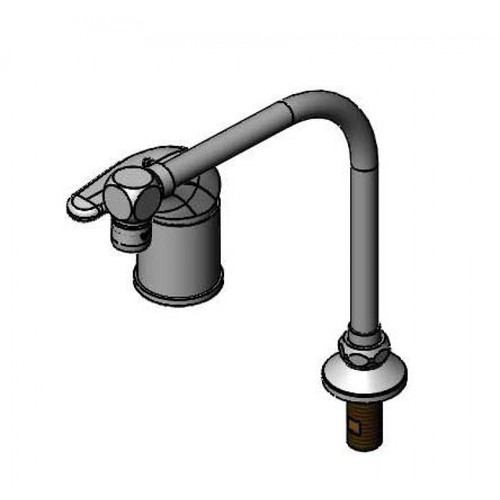 T&S Brass B-2746 Side Mount Mixing Faucet swing nozzle
