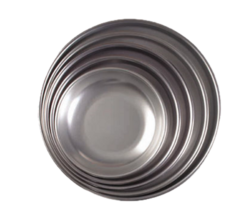 American Metalcraft SEA14 13.88" 120 Oz. Aluminum Round Seafood Tray