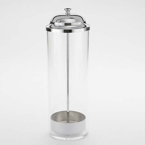 American Metalcraft SD3511 Clear Plastic Straw Dispenser