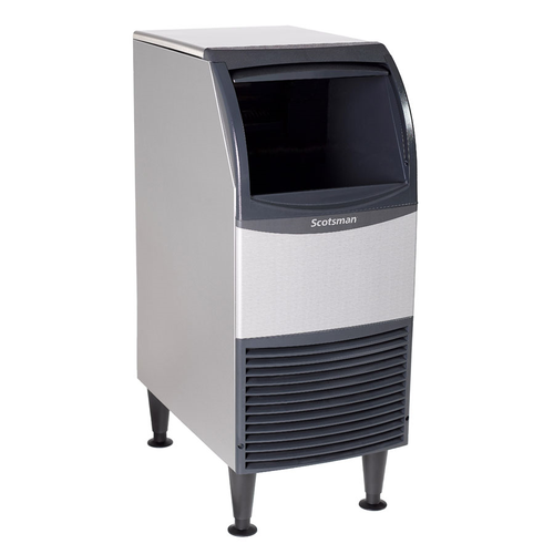 Scotsman UN0815A-1 36 Lbs. Bin Storage Air Cooled Nugget Style Undercounter Ice Maker with Bin - 115 Volts