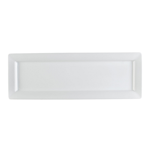 CAC China PNS-461 Super White Porcelain Rectangular PrinceSquare Platter (1 Dozen)