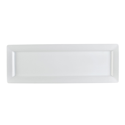 CAC China PNS-461 Super White Porcelain Rectangular PrinceSquare Platter (1 Dozen)