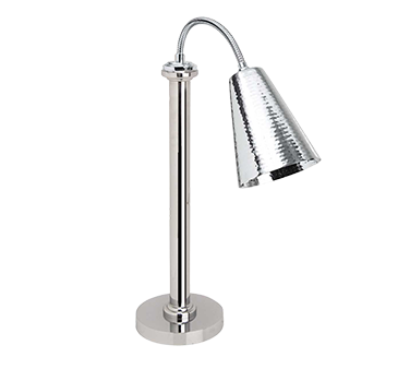 Eastern Tabletop 9691 Stainless Steel Lamp Warmer with 1 Bulb - 120 Volts, 250 Watts