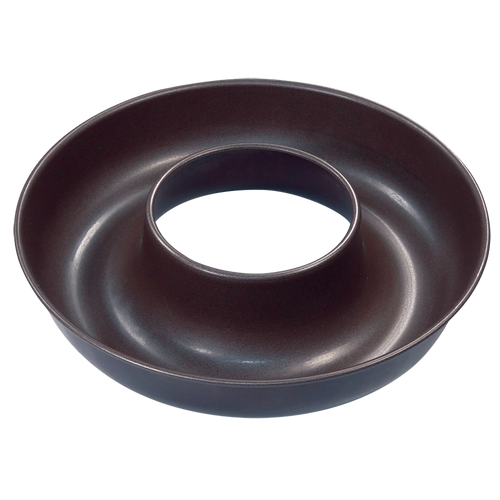 Matfer Bourgeat 331185 Exopan Savarin Mold 8-2/3" Dia. x 1-3/4"H Round Open Center Steel