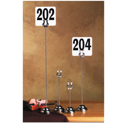 American Metalcraft HPCH12 12" H Stainless Steel Number Stand