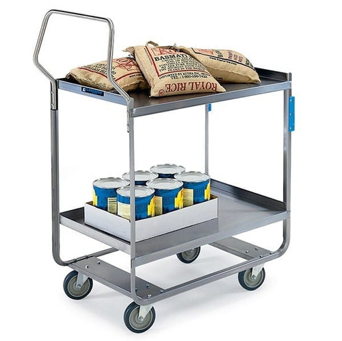 Lakeside 4711 30" W x 46.25" H Stainless Steel Construction HandlerHeavy Duty Utility Cart