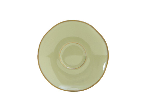 Tuxton Gas-084 6-3/8" Ceramic Sagebrush Round Saucer (2 Dozen Per Case)
