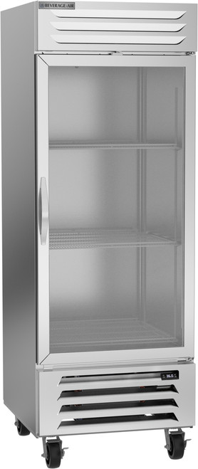 Beverage Air RB27HC-1G 30" W One-Section Glass Door Reach-In Refrigerator
