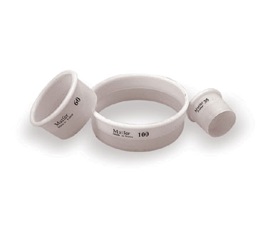 Matfer Bourgeat 150163 ExoGlass Pastry Cutter 3-1/2" Dia. x 1-3/8"H Plain Round One-Piece Composite Material