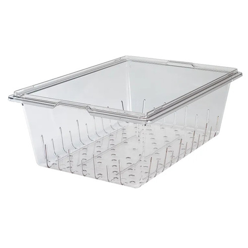Cambro 1826CLRCW135 5" D Clear Polycarbonate Colander