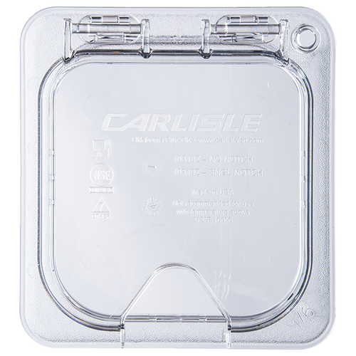 Carlisle 10319Z07 Polycarbonate Clear Storplus Ez Access Universal Lid