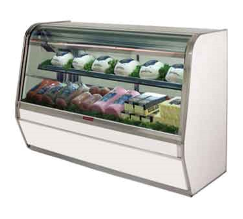 Howard McCray R-CDS32E-8C-S-LED 98"W Curved Glass Deli Meat & Cheese Service Case