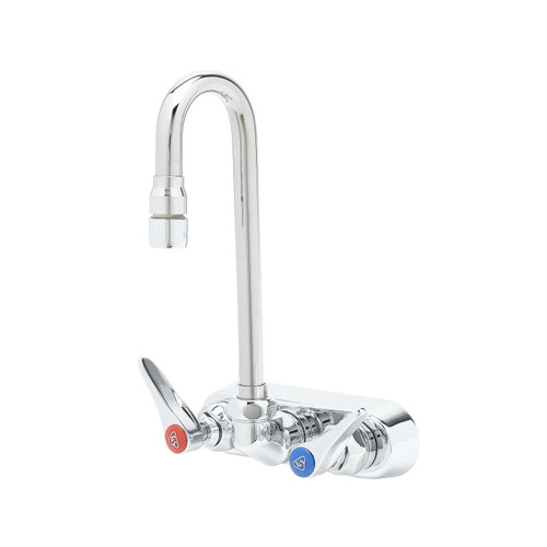 T&S Brass B-1115-132XN5CR Workboard Faucet wall mount 4"
