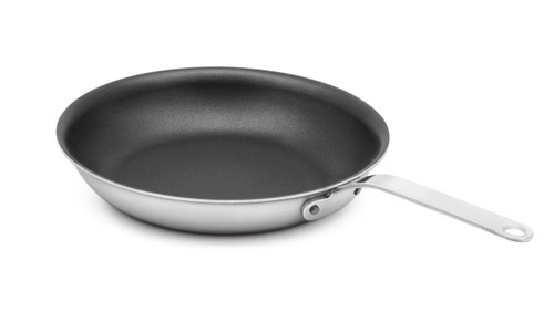 Vollrath 691414 14" Stainless Steel and Aluminum Tribute Fry Pan