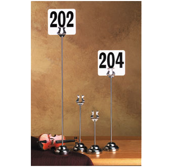 American Metalcraft HPCH18 8" H Stainless Steel Number Stand