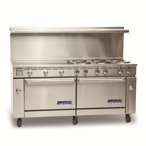Imperial IR-6-G36T-E-CC 72" Electric Pro Series Restaurant Range - 208 Volts