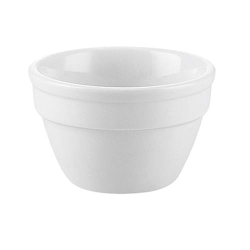 CAC China RCN-B544 8 Oz. Super White Porcelain Round RCN Specialty Bowl (4 Dozen Per Case)