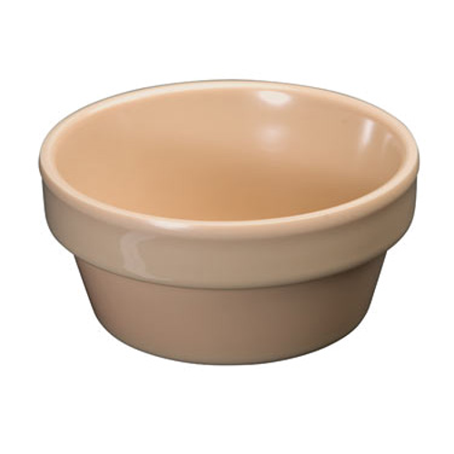 Winco MMSC-4
 3-1/4"
 4 Oz.
 Plastic
 Tan
 Round
 Sauce Cup/Ramekin
 12 Dozen (contains 1 Dozen)