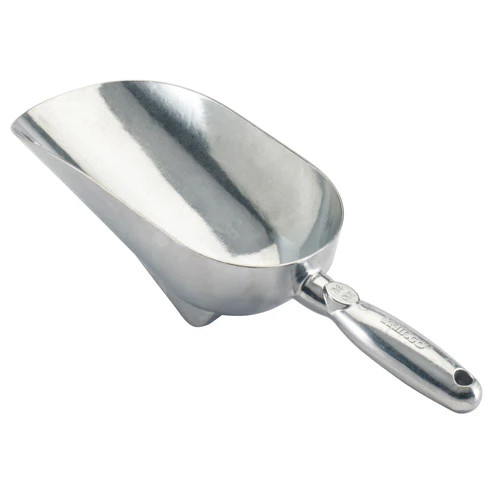 Winco AS-24 24 Oz. Round Bottom Aluminum Utility Scoop