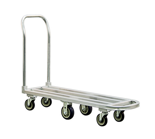 New Age 1183 56" W x 16" D Low Boy Stock Platform Truck 1000 Lbs Capacity