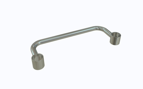 Metro MEH18S Extended Handle Fits 18"D Mobile Shelving Stainless Steel