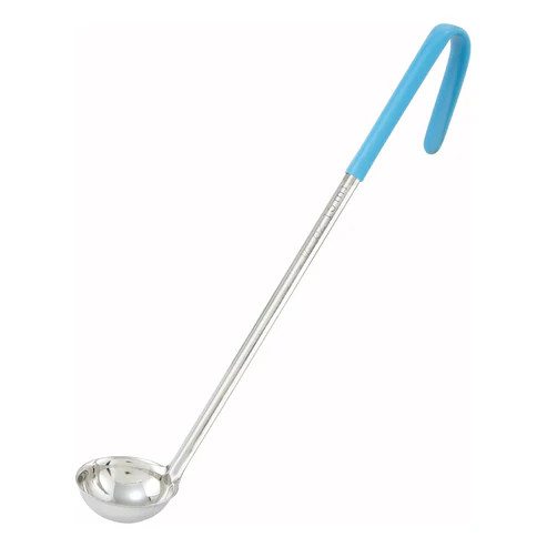Winco LDC-05 1/2 Oz. Stainless Steel Color-Coded Ladle