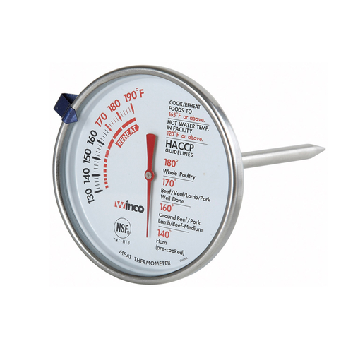 Winco TMT-MT3 5" Meat Thermometer