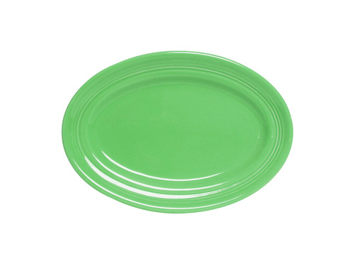 Tuxton CTH-096 Ceramic Cilantro Oval Platter (2 Dozen Per Case)