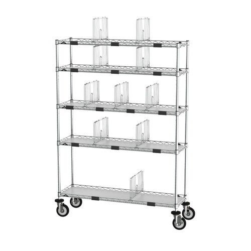 Metro CR1448TGCOPS To-Go Order Pick-Up Station 69" Wire Take-Out Shelving Station