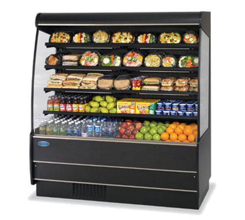 Federal Industries RSSM678SC 71.25"W Specialty Display High Profile Self-Serve Refrigerated Dairy Merchandiser