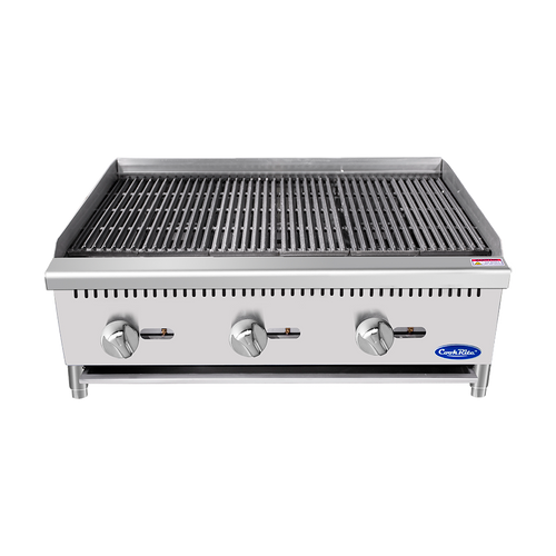 Atosa ATCB-36-NG 36" Natural Gas Countertop CookRite Charbroiler - 105,000 BTU