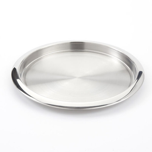 American Metalcraft SSBT14 14" Stainless Steel Round Bar Tray