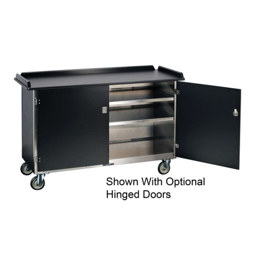 Lakeside 681 58.38" W Stainless Steel Laminated Top Beverage Service Cart